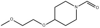 1-Piperidinecarboxaldehyde, 4-(2-methoxyethoxy)- Structure