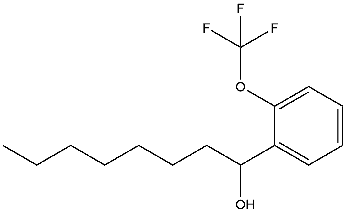 α-Heptyl-2-(trifluoromethoxy)benzenemethanol Structure