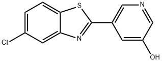 3-Pyridinol, 5-(5-chloro-2-benzothiazolyl)- 구조식 이미지