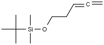 Silane, (1,1-dimethylethyl)dimethyl(3,4-pentadien-1-yloxy)- 구조식 이미지