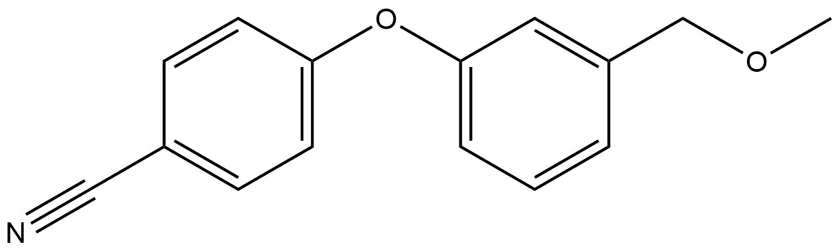 4-[3-(Methoxymethyl)phenoxy]benzonitrile Structure