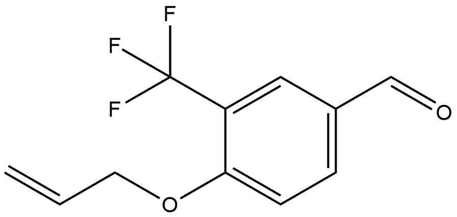 4-(2-Propen-1-yloxy)-3-(trifluoromethyl)benzaldehyde Structure