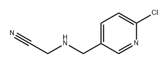 Acetonitrile, 2-[[(6-chloro-3-pyridinyl)methyl]amino]- Structure