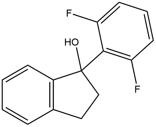 1-(2,6-Difluorophenyl)-2,3-dihydro-1H-inden-1-ol Structure