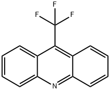 Acridine, 9-(trifluoromethyl)- Structure