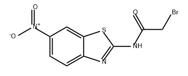 Acetamide, 2-bromo-N-(6-nitro-2-benzothiazolyl)- Structure