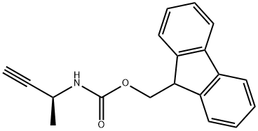 Carbamic acid, N-[(1S)-1-methyl-2-propyn-1-yl]-, 9H-fluoren-9-ylmethyl ester Structure