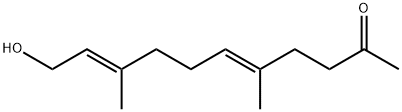 5,9-Undecadien-2-one, 11-hydroxy-5,9-dimethyl-, (5E,9E)- Structure