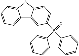 Phosphine oxide, 2-dibenzothienyldiphenyl- Structure