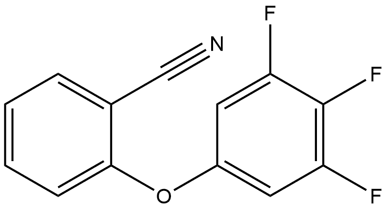 Benzonitrile, 2-(3,4,5-trifluorophenoxy)- Structure