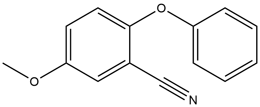 5-Methoxy-2-phenoxybenzonitrile Structure