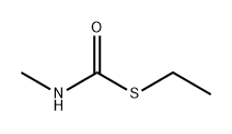 Carbamothioic acid, N-methyl-, S-ethyl ester 구조식 이미지