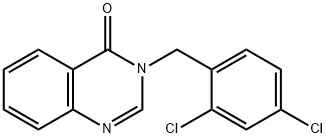 3-(2,4-Dichlorobenzyl)quinazolin-4(3H)-one 구조식 이미지