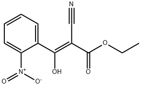 2-Propenoic acid, 2-cyano-3-hydroxy-3-(2-nitrophenyl)-, ethyl ester, (Z)- (9CI) 구조식 이미지