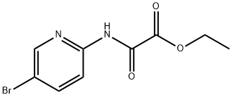 Acetic acid, 2-[(5-bromo-2-pyridinyl)amino]-2-oxo-, ethyl ester Structure