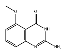 4(3H)-Quinazolinone, 2-amino-5-methoxy- 구조식 이미지