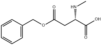 L-Aspartic acid, N-methyl-, 4-(phenylmethyl) ester 구조식 이미지