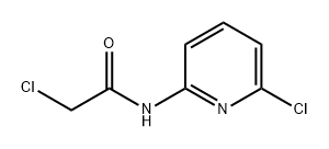 Acetamide, 2-chloro-N-(6-chloro-2-pyridinyl)- Structure