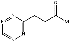 1,2,4,5-Tetrazine-3-propanoic acid Structure