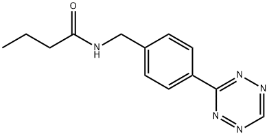 N-(4-(1,2,4,5-tetrazin-3-yl)benzyl)butyramide Structure