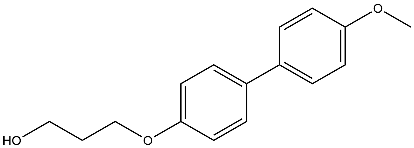 3-[(4'-Methoxy[1,1'-biphenyl]-4-yl)oxy]-1-propanol Structure