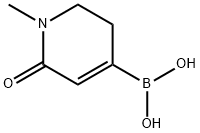 Boronic acid, B-(1,2,5,6-tetrahydro-1-methyl-2-oxo-4-pyridinyl)- 구조식 이미지