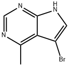 7H-Pyrrolo[2,3-d]pyrimidine, 5-bromo-4-methyl- 구조식 이미지