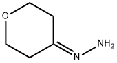 4H-Pyran-4-one, tetrahydro-, hydrazone Structure