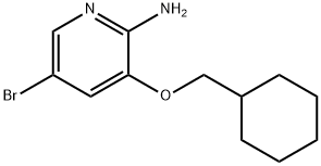 5-Bromo-3-cyclohexylmethoxy-pyridin-2-ylamine Structure