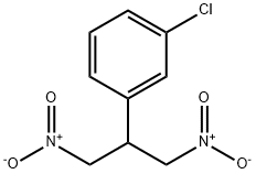 1-chloro-3-(1,3-dinitropropan-2-yl)benzene Structure