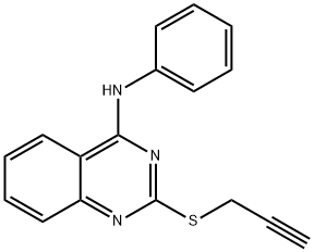 N-Phenyl-2-(prop-2-yn-1-ylthio)quinazolin-4-amine Structure