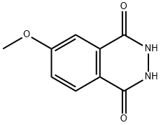 1,4-Phthalazinedione, 2,3-dihydro-6-methoxy- 구조식 이미지