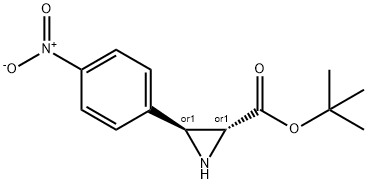 trans-tert-Butyl 3-(4-nitrophenyl)aziridine-2-carboxylate Structure