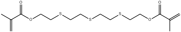 3,6,9-trithiaundecamethylene-1,11-dimethacrylate Structure