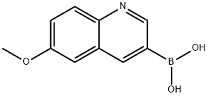 Boronic acid, B-(6-methoxy-3-quinolinyl)- 구조식 이미지