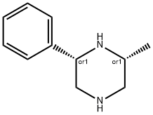 rac-(2R,6S)-2-methyl-6-phenylpiperazine, cis Structure