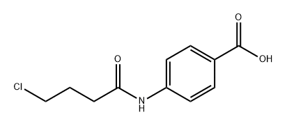 Benzoic acid, 4-[(4-chloro-1-oxobutyl)amino]- Structure