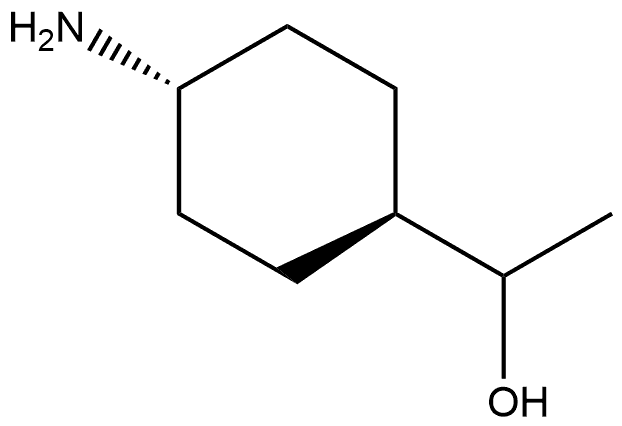 Cyclohexanemethanol, 4-amino-α-methyl-, trans- Structure