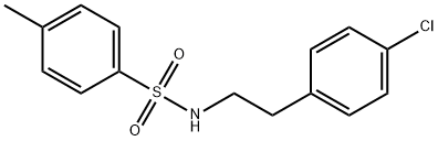 Benzenesulfonamide, N-[2-(4-chlorophenyl)ethyl]-4-methyl- 구조식 이미지