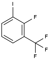 Benzene, 2-fluoro-1-iodo-3-(trifluoromethyl)- Structure