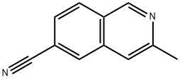 3-Methylisoquinoline-6-carbonitrile Structure