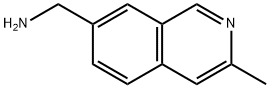 (3-Methylisoquinolin-7-yl)methanamine 구조식 이미지