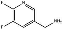 3-Pyridinemethanamine, 5,6-difluoro- Structure