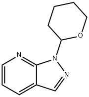 1-(Tetrahydro-2H-pyran-2-yl)-1H-pyrazolo[3,4-b]pyridine Structure