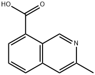 8-Isoquinolinecarboxylic acid, 3-methyl- 구조식 이미지