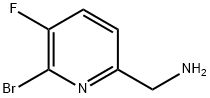 (6-bromo-5-fluoropyridin-2-yl)methanamine Structure