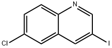 Quinoline, 6-chloro-3-iodo- Structure