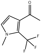 1-(1-Methyl-2-(trifluoromethyl)-1H-pyrrol-3-yl)ethan-1-one Structure