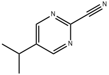 2-Pyrimidinecarbonitrile, 5-(1-methylethyl)- Structure