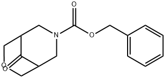 Phenylmethyl 9-oxo-3-oxa-7-azabicyclo[3.3.1]nonane-7-carboxylate 구조식 이미지